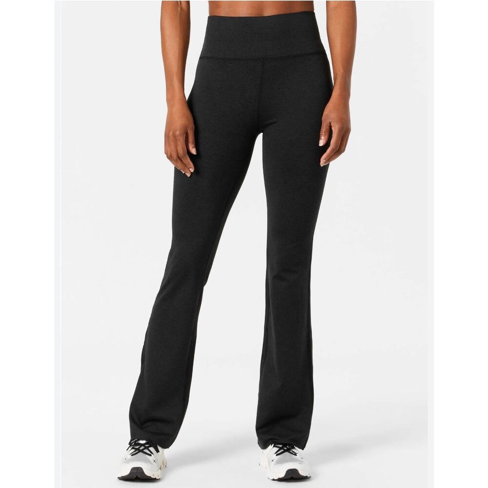 Vuori Women's Halo Slim Flare Pants - Black, Size XL